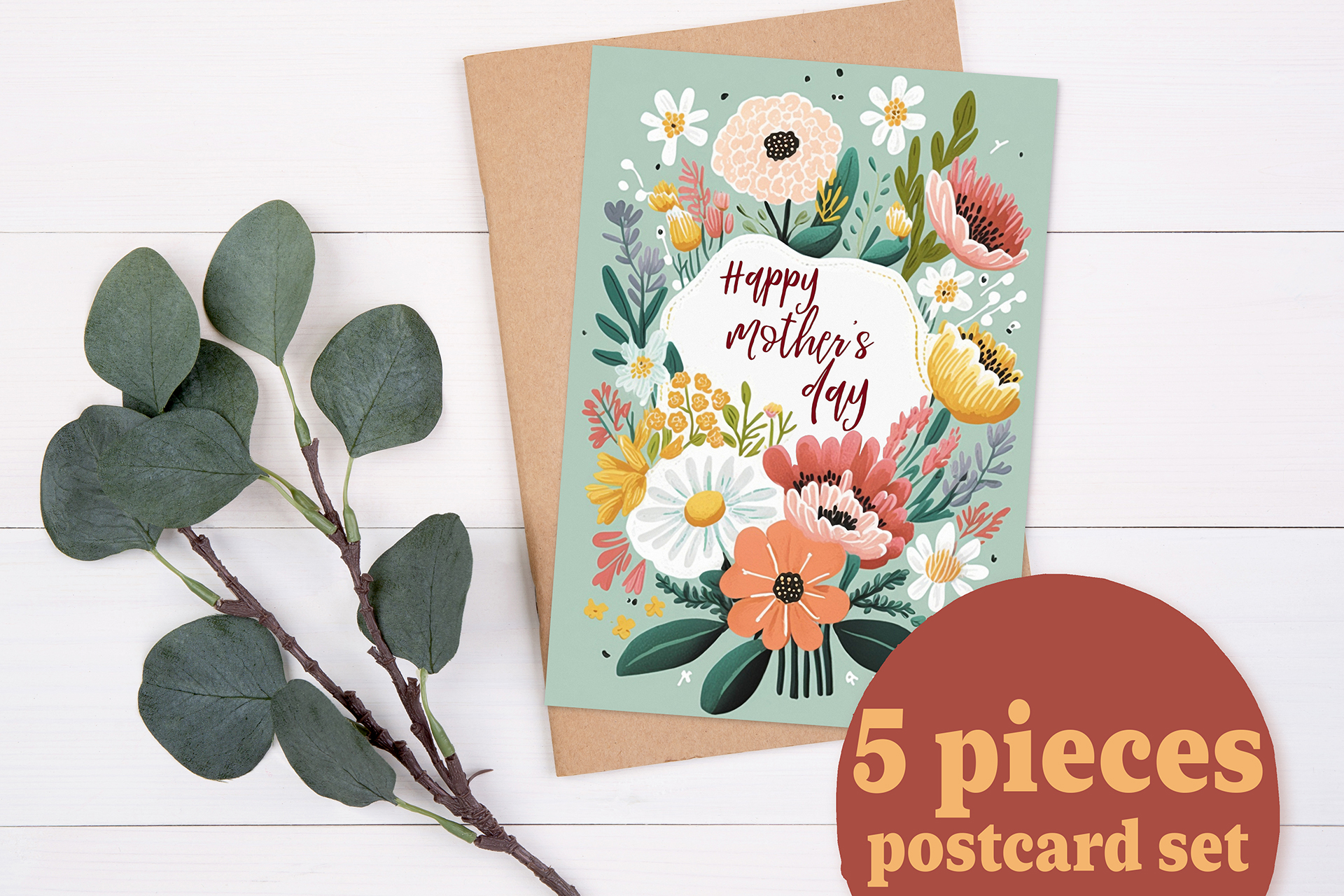 Printable Mother's Day postcards